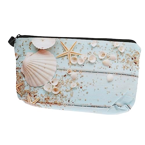 FOMIYES Seestern-Kosmetiktasche Süße Reiseaccessoires Reise-aquarell-kit Aloha-Tasche Shell-Kosmetiktasche Große Kosmetiktaschen Für Frauen Polyester Sonstige Tasche Tragbar Reisen von FOMIYES