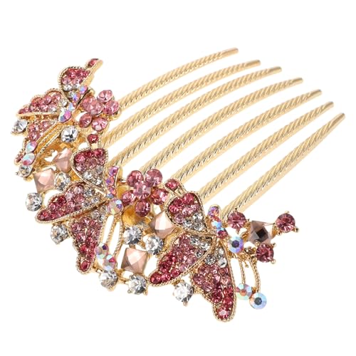 FOMIYES Seitlicher Kamm Mit Strasssteinen Haarkamm Mit Glitzernden Strasssteinen Für Mädchen Und Brautschmuck – Haarspangenhalter Für Dickes Haar Dekoration Für Hochzeitsfeiern von FOMIYES