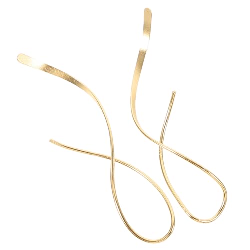 FOMIYES Silber Ohrringe Damen Unregelmäßige Geometrische Linien Dangle Ohrhänger Party Schmuck Hypoallergen Elegant Wellenform für Alltag und Geschenk von FOMIYES