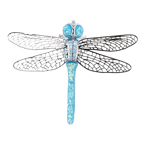 FOMIYES Silberne Libellen Brosche mit Zirkonia Modischer Schmuckanhänger Eleganter Anstecker für Damen zu Geburtstag Muttertag und Festlichen Anlässen FOMIYES Silberne Libellen Brosche mit Zirkonia Modischer Schmuckanhänger Eleganter Anstecker für Damen zu Geburtstag Muttertag und Festlichen Anlässen von FOMIYES
