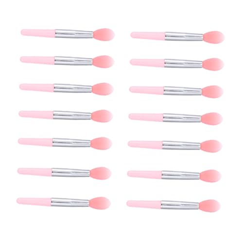 FOMIYES Silikon Lippenpinsel Transparent Rot Weiche Hautfreundliche Applikatoren für Präzises Lippen Lidschatten make up Wiederverwendbar Ergonomischer Griff für Frauen von FOMIYES