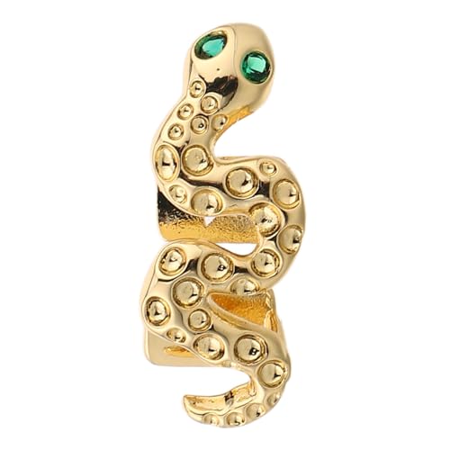 FOMIYES Snake Teeth Cap Goldene Zahnkappe Für Damen Cosplay Zahnschmuck Mit Schlangenmotiv Sicherer Kupferstoff Für Einzigartigen Stil Und von FOMIYES