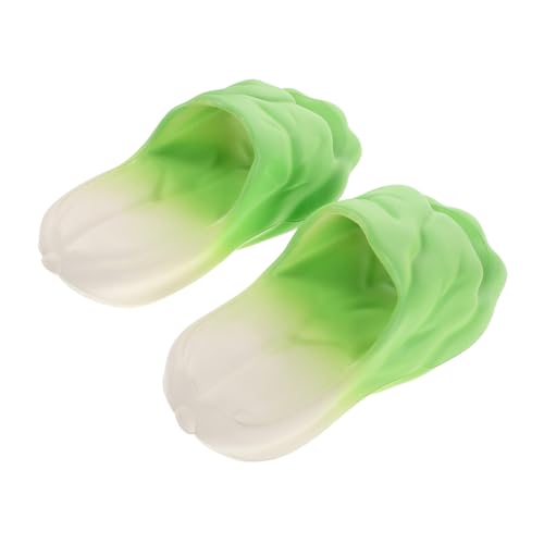 FOMIYES Sommer Slipper Damen Herren Antirutsch EVA Leichtgewichtige Hausschuhe Innenbereich Bad Pool Freizeit Vegetabil Novelty Design von FOMIYES