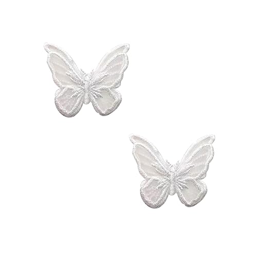 FOMIYES Zirkonia Schmetterling Ohrringe Weiß Ohrstecker Schmetterlings Ohrringe Entzückende Ohrschmuck Süße Ohrschmuck Party-ohrschmuck Kreatives Ohr Modischer Ohrhänger von FOMIYES