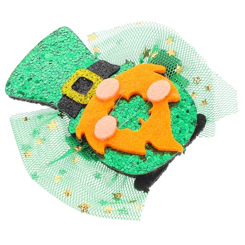 FOMIYES Patricks Day Kleeblatt Zubehör Irische Feier Stirnband Mesh Tüll Kopfschmuck Mädchen Haarnadel Festlich von FOMIYES