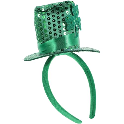 FOMIYES St. Patricks Day-Stirnband: Kleeblätter Kleeblatt-Stirnbänder Pailletten-Stirnbänder Für Irische Partys Grüner Hut Haarreifen. Patricks Day-Accessoires A von FOMIYES