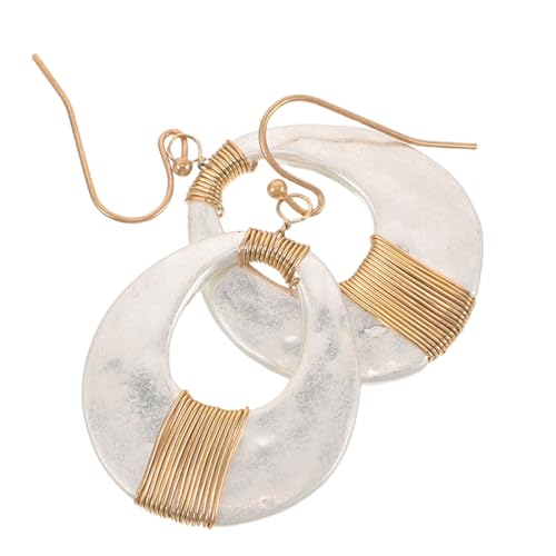 FOMIYES Statement Ohrringe für Damen Retro Unregelmäßige Matte Metall Hoop Creolen Hypoallergen und Hautfreundlich Modisches Accessoire für Alltag Party und Reisen von FOMIYES