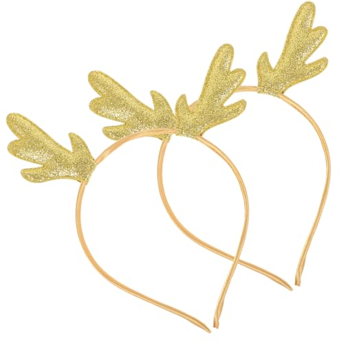 FOMIYES Stirnbänder 2 Stück Weihnachts-haarschmuck Für Frauen Und Mädchen Stirnband Dekorative Perlen von FOMIYES