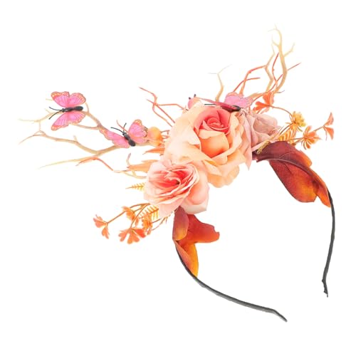 FOMIYES Geweihzweige Kopfschmuck für Party Stirnband Festliche Simulierte Blumenkrone von FOMIYES