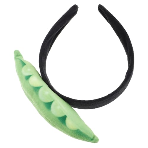 FOMIYES Erbsen Stirnband Aus Plüsch Lustiges Haarband Mit Pflanzen-design Bequem Für Gesichtswäsche Make-up Und Party von FOMIYES