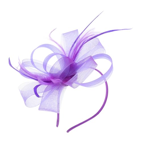 FOMIYES Stirnband Mit Schleife Für Damen Mädchen Hochzeit Party Haaraccessoire Leicht Und Komfortabel Tragen Kopfschmuck von FOMIYES