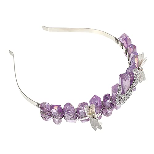 FOMIYES Kristallkrone Mit Libellen-dekor Brautkrone Aus Hochwertigem Material Kreativer Kopfschmuck Für Mädchen Geeignet Für Hochzeiten Und Besondere Anlässe von FOMIYES