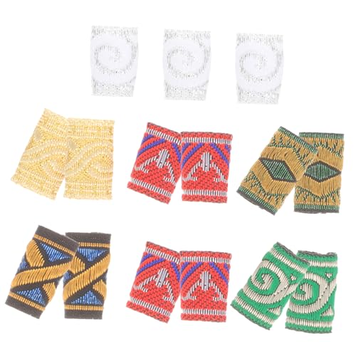 FOMIYES 15stücke Bunte Haarzöpfe Dreadlock-ringe Dekorative Haarschmuck-accessoires Für Zöpfe Und Dreads Vielseitige Haarcuffs Für Damen Und Herren von FOMIYES