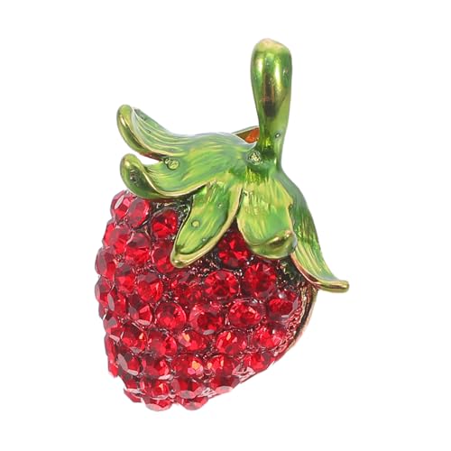 FOMIYES Strass Erdbeer Brosche Damen Anstecknadel Aus Legierung Mit Sicheren Pin Für Kleidung Taschen Und Partys Elegant Funkelndes Schmuckstück FOMIYES Strass Erdbeer Brosche Damen Anstecknadel Aus Legierung Mit Sicheren Pin Für Kleidung Taschen Und Partys Elegant Funkelndes Schmuckstück von FOMIYES