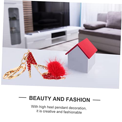 FOMIYES Strass High Heel Schlüsselanhänger Anhänger Deko für Frauen Tasche Geldbörse Rucksack Charm Langlebig und Modisch von FOMIYES