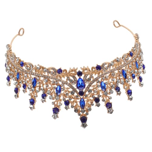 FOMIYES Strass Krone Barock Prinzessinnen Krone Braut Hochzeitsdekor Diademe Kopfbedeckungen Hochzeitsaccessoires Brautjungfern Haarschmuck Für Die Braut Diademe Für Den von FOMIYES