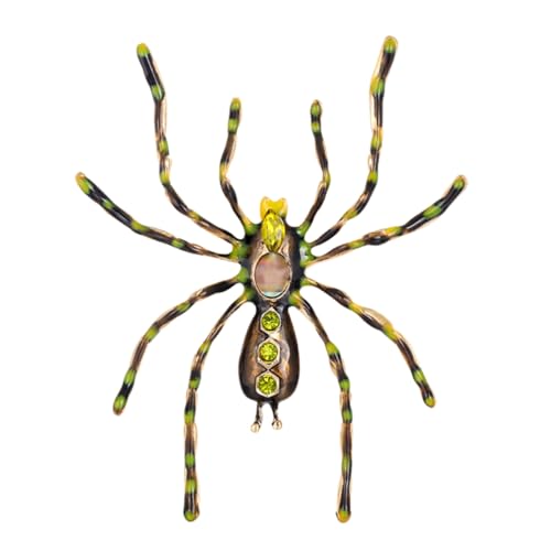 FOMIYES Strassstein Spinnenbrosche Extravaganter Mode Accessoire für Frauen Vielseitig Einsetzbar für Kleidung Taschen Schals nicht Leicht zu Verlieren von FOMIYES