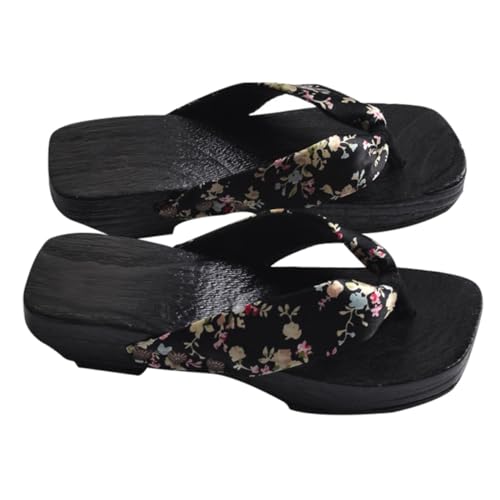 FOMIYES Stylische Damen Clog Sandalen Japanischer Stil Holzschuhe Sommer Clogs Atmungsaktiv Angenehm Leicht Für Innen Außen Strand und Alltag von FOMIYES