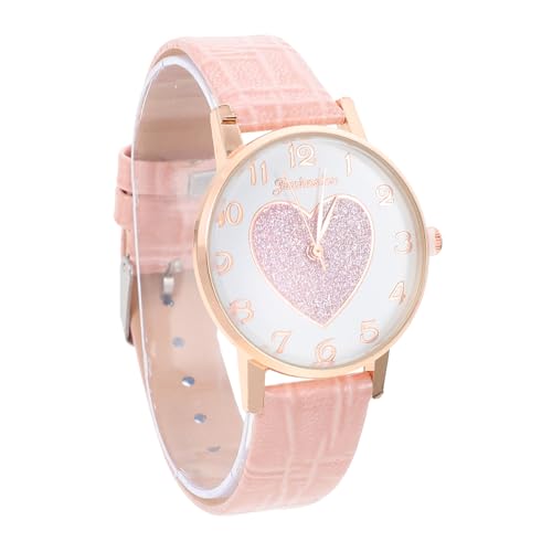 FOMIYES Stylische Digital Quartz Uhr mit Kreativem Lederarmband Damenuhr für Anlässe Wie Partys Meetings Komfortabel Anpassbar für Jede von FOMIYES