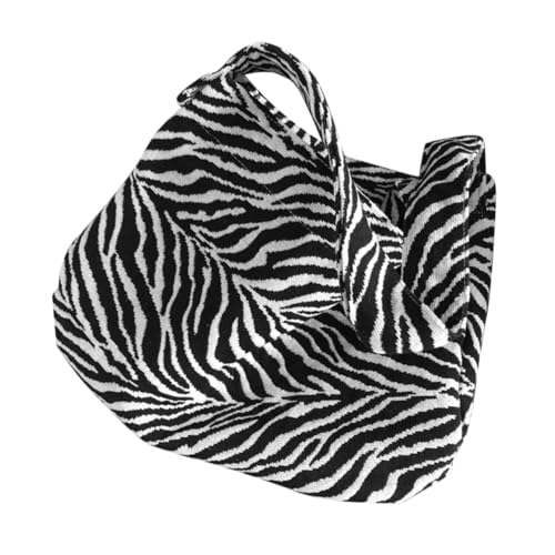 FOMIYES Stylische Umhängetasche für Damen Geräumige Polyester Tote Bag für Täglichen Gebrauch Shopping und Freizeitaktivitäten Langlebig und Schwarz Anhänger von FOMIYES