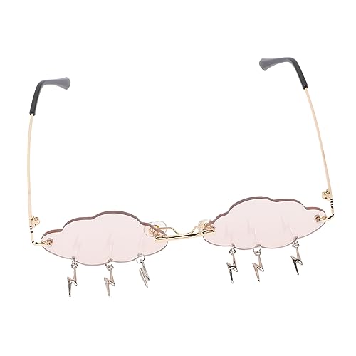FOMIYES Stylische Unregelmäßige Rahmenlose Party Sonnenbrille Damen Herren Leichte Pc Materialien Bequeme Gebogene Bügel Dekobrille für Festival und Fotorequisiten FOMIYES Stylische Unregelmäßige Rahmenlose Party Sonnenbrille Damen Herren Leichte Pc Materialien Bequeme Gebogene Bügel Dekobrille für Festival und Fotorequisiten von FOMIYES