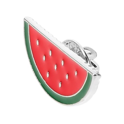 FOMIYES Süße Wassermelone Brosche Cartoon Anstecknadel Clip für Damen Niedlicher Emaille Pin in Melonenform Modisches Accessoire für Cardigans Kleidung und Taschen Leicht Anzubringen und von FOMIYES