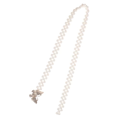 FOMIYES Taillenkette mit Imitationsperlen für Hochzeiten Stilvoller Gürtel für Frauen Modischer Taillenschmuck für Strandpartys Besondere Anlässe von FOMIYES