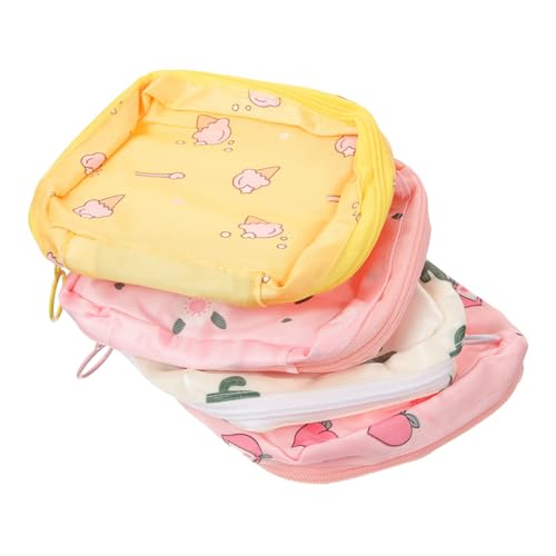 FOMIYES Tampon-Organizer 4-teiliges Set Wiederverwendbare Servietten-Aufbewahrungstasche Mit Reißverschluss Für Reisen Stillzeit Und Den Täglichen Gebrauch von FOMIYES