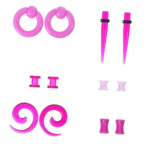 FOMIYES Teiliges Ohr expander Ear Stretchers Piercing Schmuck Auricle Puncture Trendiger Ohrschmuck für Damen und Freunde Modisches von FOMIYES