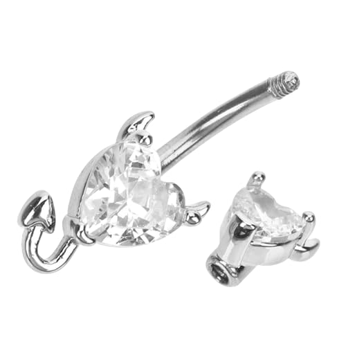 FOMIYES Teufel Bauchnabelring für Frauen Kreatives Piercing Schmuckstück für Partys Strand und Alltag Perfektes für Damen und Bräute von FOMIYES