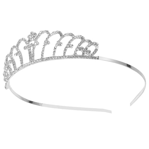 FOMIYES Tiara Haarreif mit Funkelnden Strasssteinen Leichtes Diadem Haarband für Mädchen Komfortabel und Langlebig für Geburtstagsfeiern und Festliche Anlässe von FOMIYES