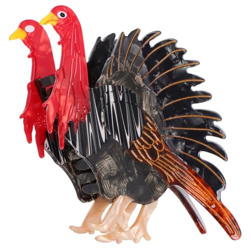 FOMIYES Haarklammer Für Damen Cartoon-design Hahn Dekorative Haarspange Styling-haarklammer Sichere Halterung Für Dickes Haar Vielseitig Einsetzbar Für Büro Und Alltag von FOMIYES