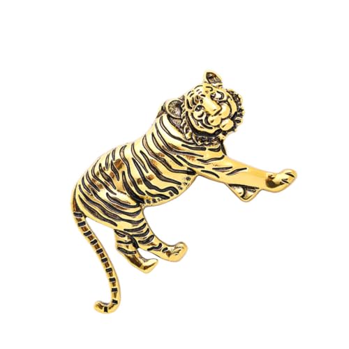 FOMIYES Tiger Brosche für Herren Anstecknadel für Anzug Mantel Schal Tiger Abzeichen mit Praktischem Design für Verschiedene Anlässe Langlebig von FOMIYES