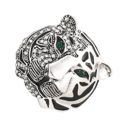 FOMIYES Tiger Brosche mit Strasssteinen Vintage Anstecknadel für Kleidung Accessoire für Damen und Herren für Jacken Schals und Taschen von FOMIYES