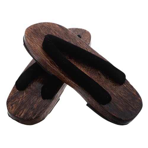 FOMIYES Traditionelle Japanische Holzclogs Herren Sandalen aus Gebranntem Paulownia Holz Runde Zehenform Ergonomisch Vielseitig für Zuhause Urlaub Cosplay Klassische Japanische FOMIYES Traditionelle Japanische Holzclogs Herren Sandalen aus Gebranntem Paulownia Holz Runde Zehenform Ergonomisch Vielseitig für Zuhause Urlaub Cosplay Klassische Japanische von FOMIYES