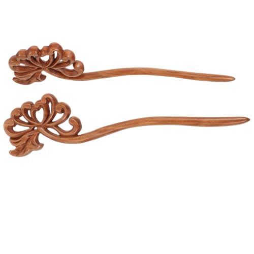 FOMIYES Traditioneller Chinesischer Holz Haarstab Geschnitzt Retro Haarschmuck Haarnadel für Damen und Mädchen mit Feiner Handwerkskunst und Langlebigem Material von FOMIYES