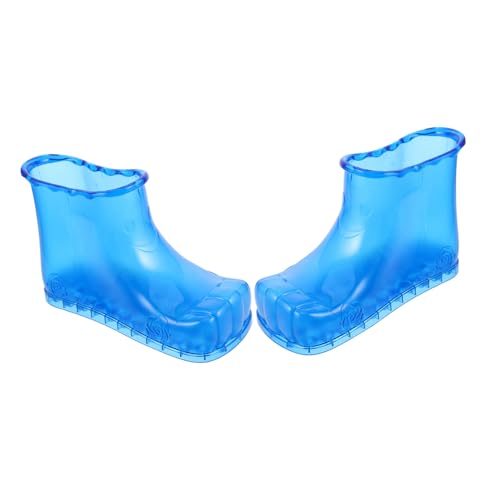 FOMIYES Tragbare Fußbadeschuhe Hochschnitt Massage Fußsoaker Schuhe Blau Leicht Kompakt Für Zuhause Und Reise Multifunktional Fußbad Waschbecken Entspannend von FOMIYES