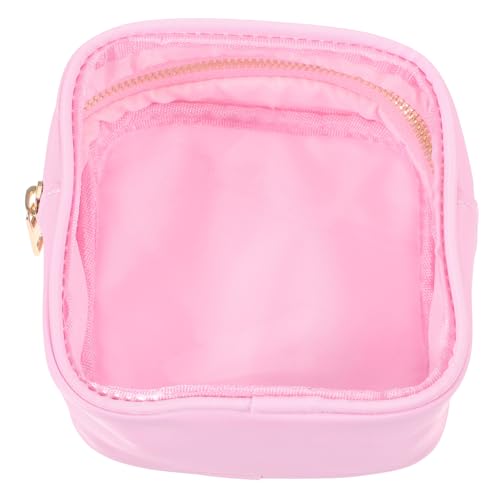 FOMIYES Tragbare Kosmetiktasche aus Wasserdichtem Nylon und PVC Große Kapazität Candy Farben Transparenter Kulturbeutel für Damen Praktischer Reise Make up Organizer Leicht und Modisch von FOMIYES