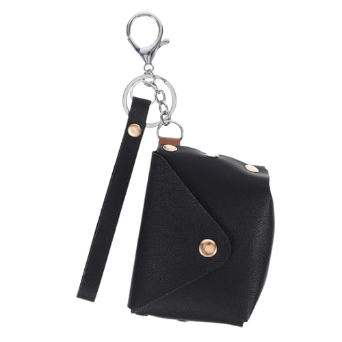 FOMIYES Mini-geldbörse Für Damen Schlüsselanhänger Modische Brieftasche Mit Karabinerverschluss Kompakter Kartenhalter Stilvolles Schlüsselanhänger-geldbörsen-Accessoire von FOMIYES
