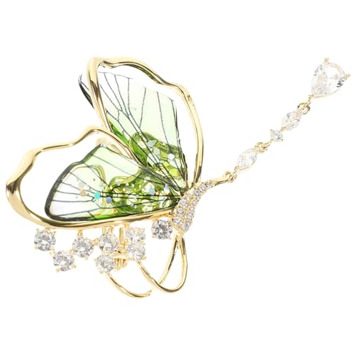 FOMIYES Transparente Acryl Schmetterling Brosche Damen Anstecknadel für Kleidung und Rucksack Modische Lapel Pin Vielseitiger Schmuck für Alltag und Geschenk von FOMIYES