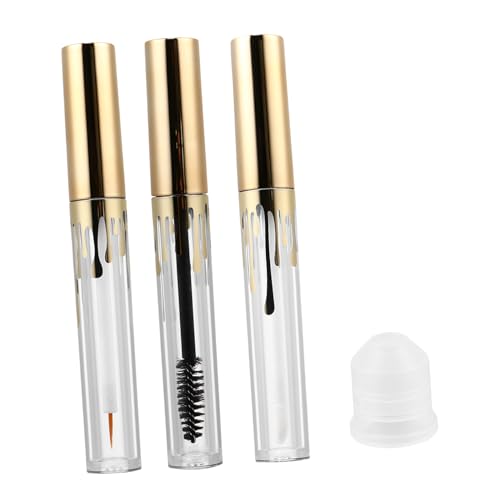 FOMIYES Transparente Kosmetikflasche Mit Pinsel Und Nachfüllbaren Makeup Flaschen Leere Lippenbalsam Behälter Eyeliner Flasche Und Lippenstift Tube 4ml Ideal Für von FOMIYES