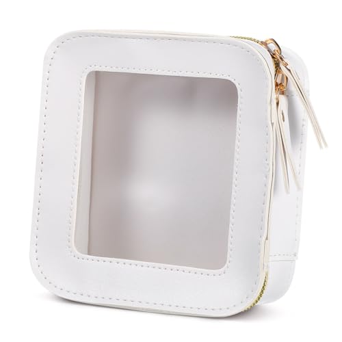 FOMIYES Klarer Kosmetik Organizer Für Reisen Transparente Make-up Tasche Mit Reißverschluss Geräumig Und Tragbar Für Lippenstifte Und Kleine Beauty-Produkte Für Damen von FOMIYES