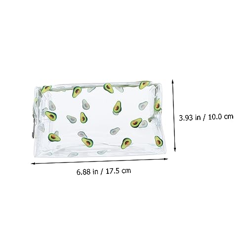FOMIYES Transparente Kosmetiktasche PVC Leicht Robust Multifunktional Waschbeutel Kulturbeutel Reisebeutel für Camping Urlaub Makeup Organizer von FOMIYES