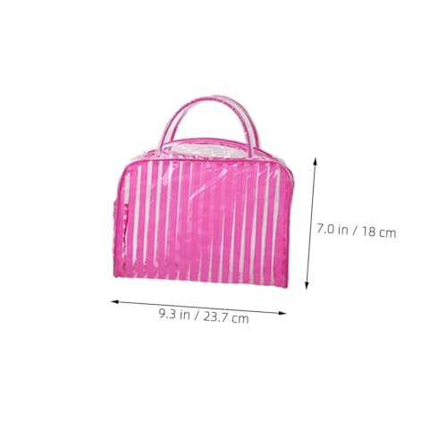 FOMIYES Transparente Kulturbeutel 3 Stück Durchsichtiger Kosmetik Organizer Für Reisen Mit Reißverschluss Make up Tasche in Reisegröße Für Damen Und Herren Für Gepäck Und von FOMIYES