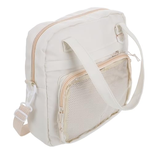 FOMIYES Transparente Leichte Umhängetasche Japanischer Stil Verstellbar Weiches Material Vielseitig als Schultertasche und Handtasche Modisch für Mädchen Studenten Alltag und Schule von FOMIYES