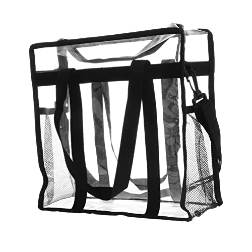 FOMIYES Transparente Wasserdichte Umhängetasche mit Verstellbarem Schultergurt Multifunktional für Schallplatten Kosmetik und Alltag Tasche für Damen und Herren von FOMIYES