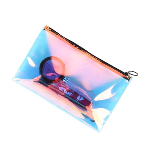 FOMIYES Transparente wasserdichte Kosmetiktasche aus PVC Leichte Kompakte Make Up Organizer mit Großer Kapazität für Reisen Outdoor Fitnessstudio und Alltagsaufbewahrung von FOMIYES
