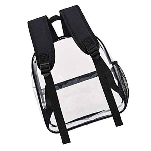 FOMIYES Transparenter Rucksack PVC Robuster und Leichter Backpack für Frauen Große Kapazität für Reisen Schule und Einkäufe FOMIYES Transparenter Rucksack PVC Robuster und Leichter Backpack für Frauen Große Kapazität für Reisen Schule und Einkäufe von FOMIYES