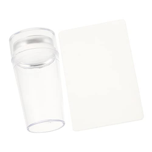 FOMIYES Transparentes Nagelstempel Set mit Schaber Diy Maniküre Werkzeug für Kreative Nagelkunst für French Nails und Gel Nägel Klarer Stempel für Präzise Musterplatzierung FOMIYES Transparentes Nagelstempel Set mit Schaber Diy Maniküre Werkzeug für Kreative Nagelkunst für French Nails und Gel Nägel Klarer Stempel für Präzise Musterplatzierung von FOMIYES
