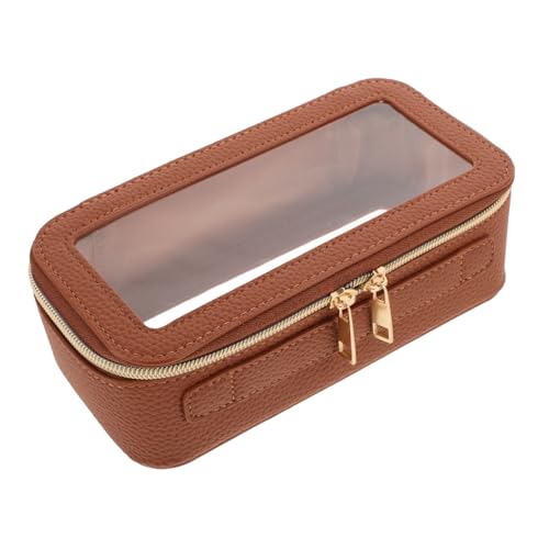 FOMIYES PVC Make up Tasche Für Reisen Reißverschlusstasche Tragbarer Toilettenorganisator Für Frauen Und Männer Transparente Kosmetiktasche Mit Großer Kapazität Für Make up Pinsel von FOMIYES